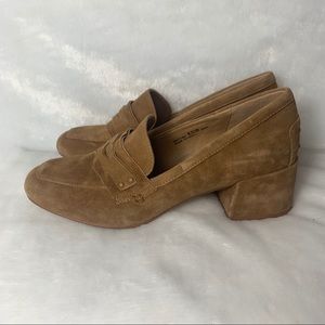 Chinese Laundry chunky block heel loafers